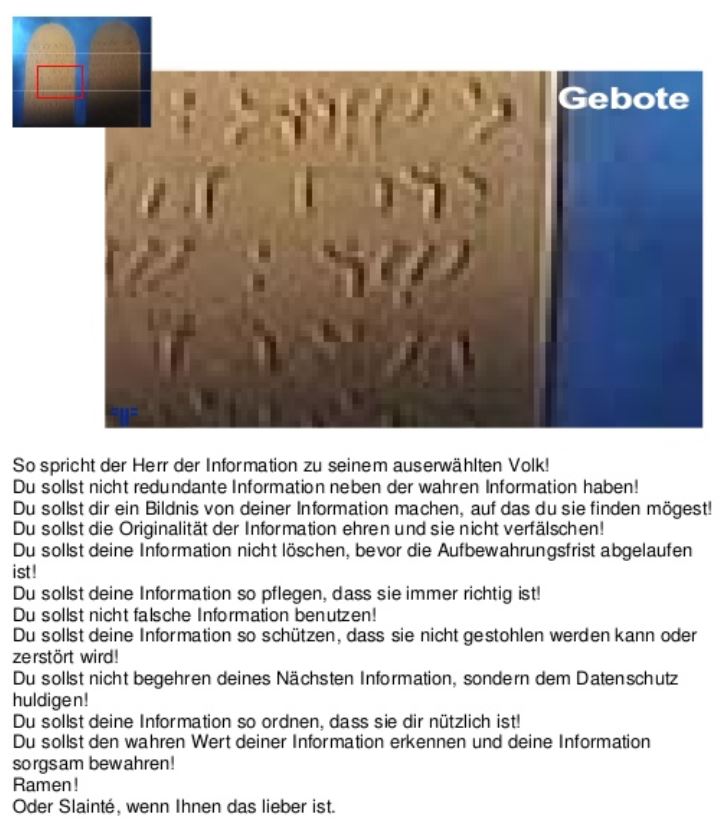 10 Gebote des Information Management