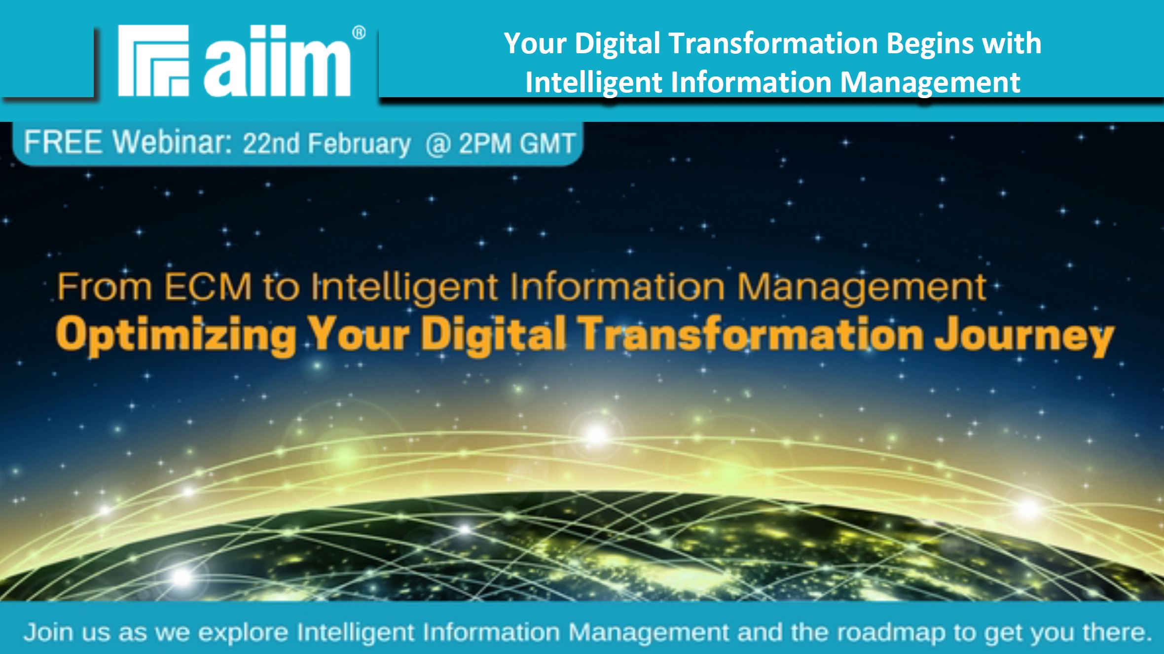 AIIM Webinar IIM Intelligent Information Management 2018 Cover