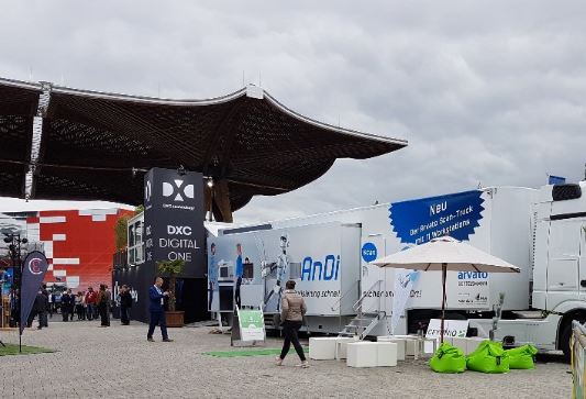 Arvato Ceyoniq Scan Truck CebIT 2018