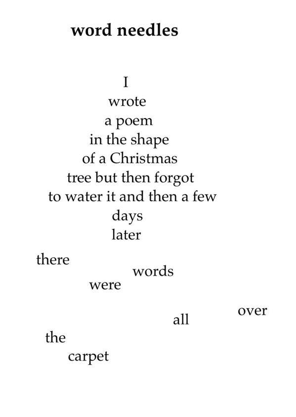 Cristmas Tree Words - Autor unbekannt - author unknown