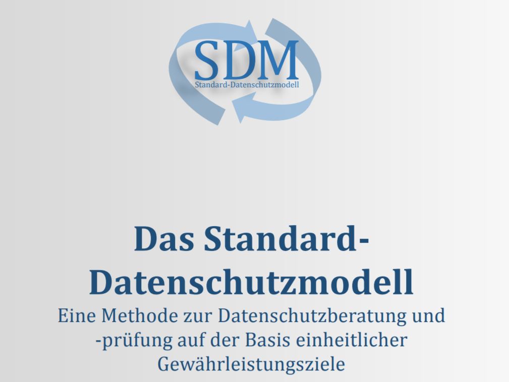 SDM Standard Datenschutzmodell DSGVO 