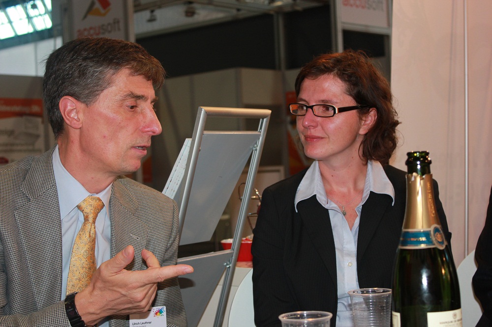 DMS EXPO 2013 Impressionen Gespräch