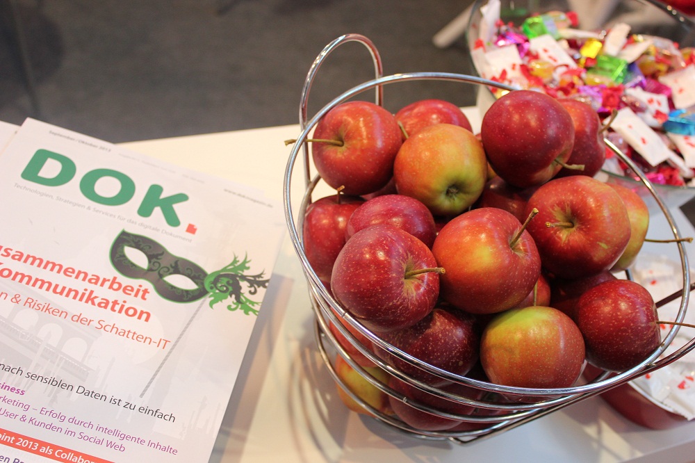 DMS EXPO 2013 Impressionen Äpfel