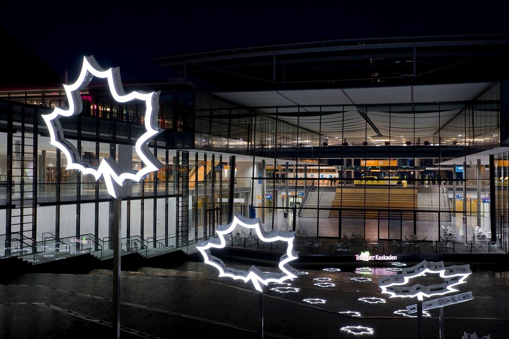 DMS EXPO 2013 Impressionen Gelände bei Nacht