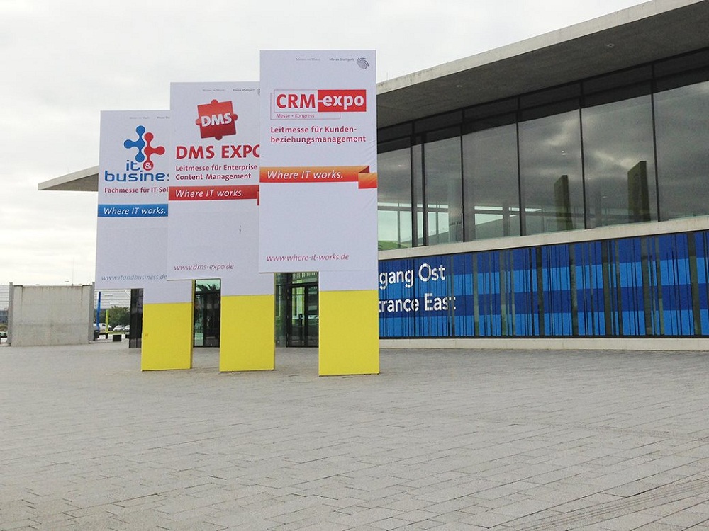 DMS EXPO 2013 Impressionen Schilder