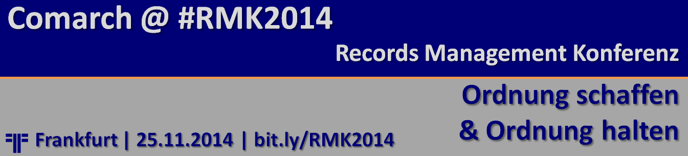 Comarch Records Management Konferenz 2014