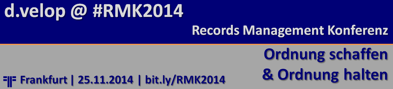 d.velop auf der Records Management Konferenz 2014