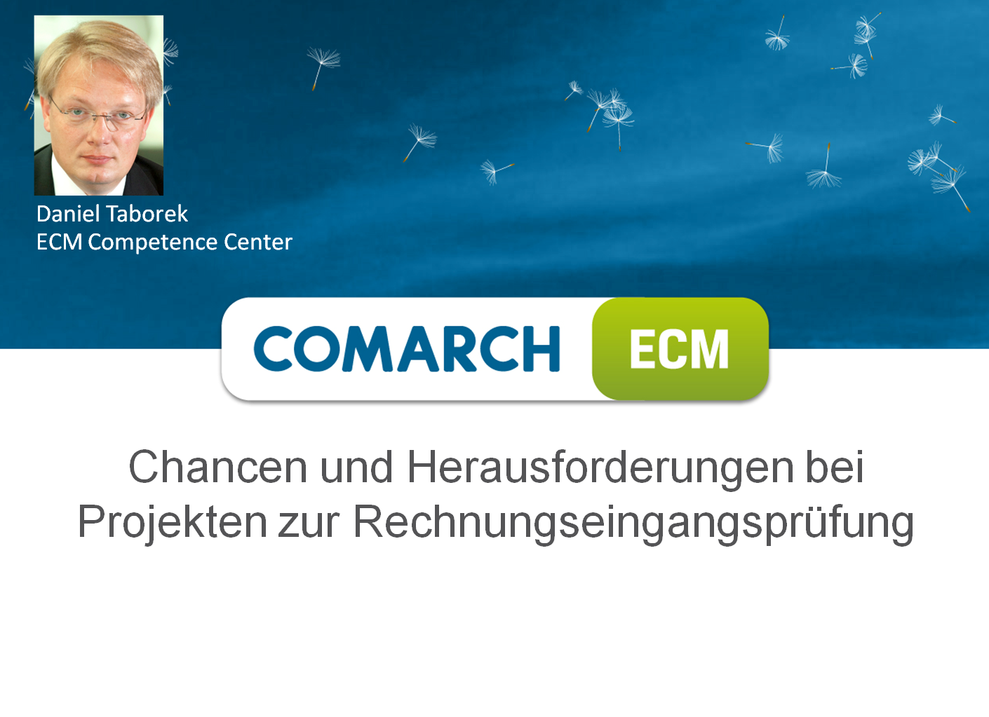 RMFT COMARCH: Titelfolie