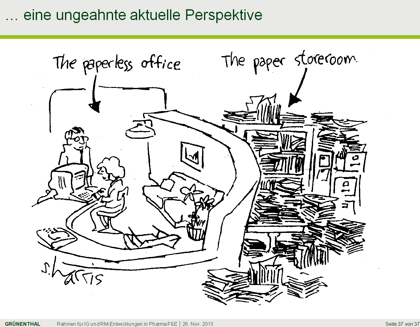 RMFT Grünenthal: eine ungeahnt aktuelle Perspektivve