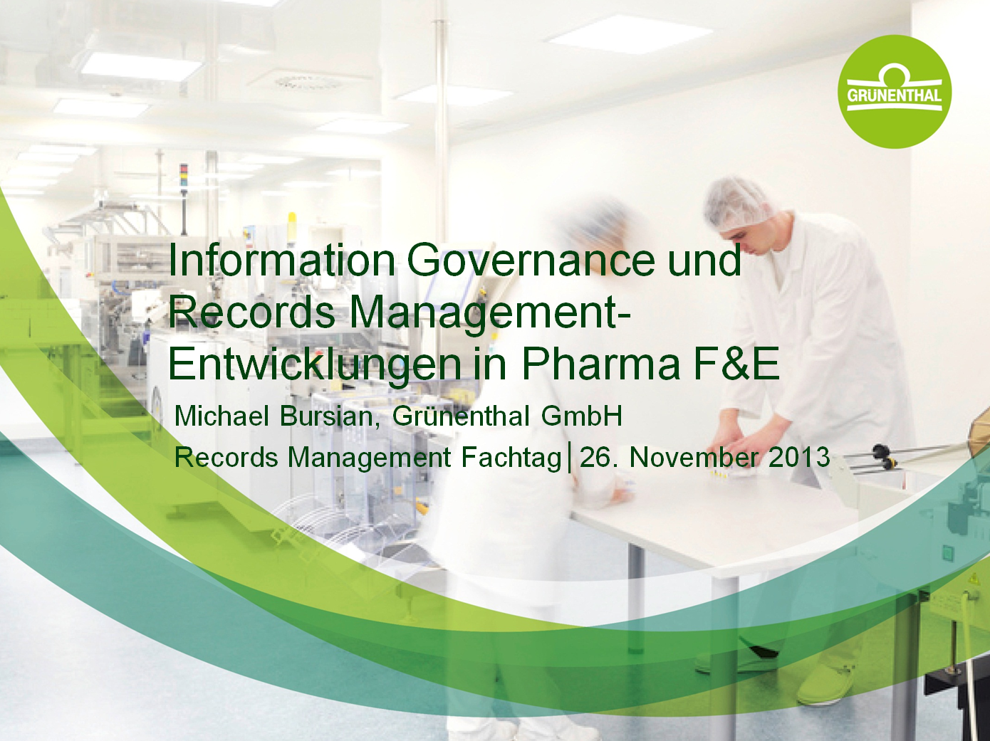 RMFT Grünenthal: Titelfolie