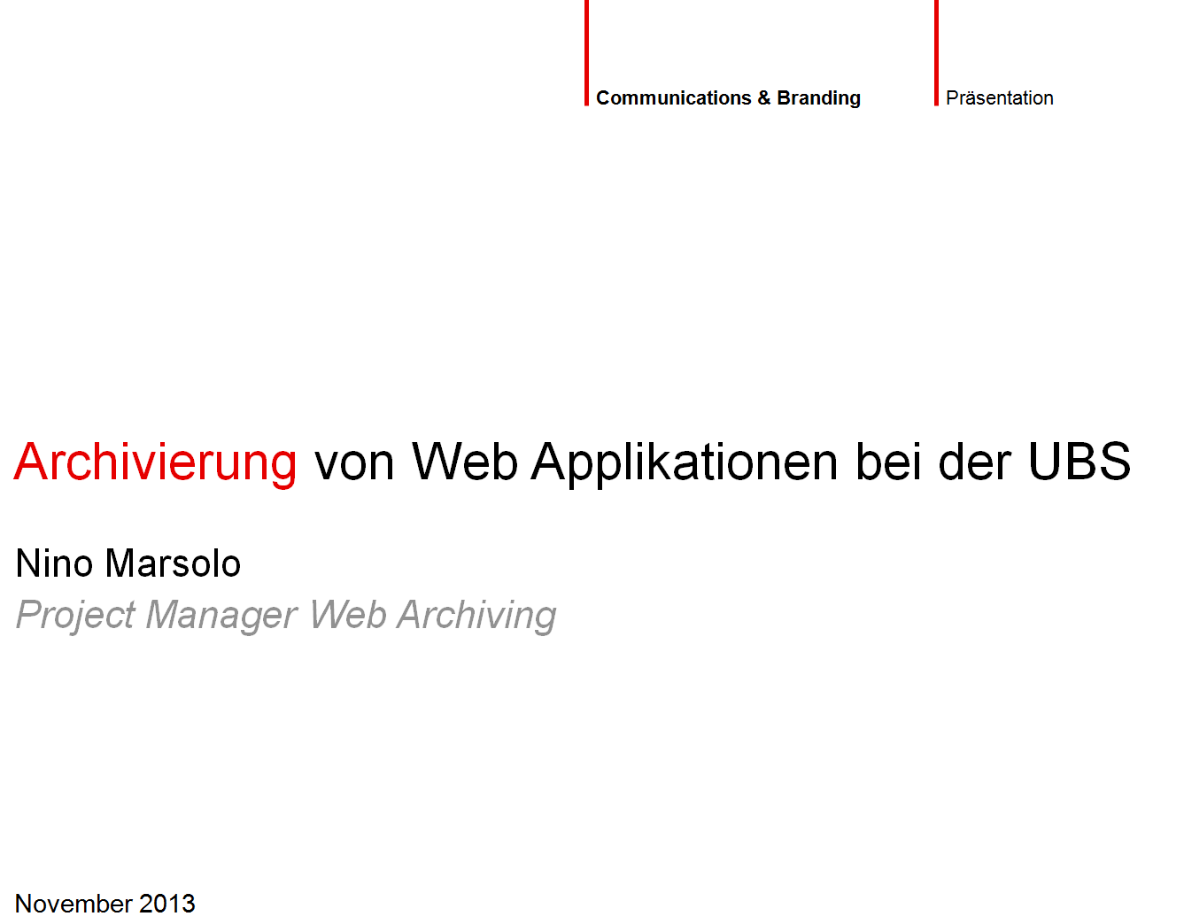 RMFT UBS: Titelfolie