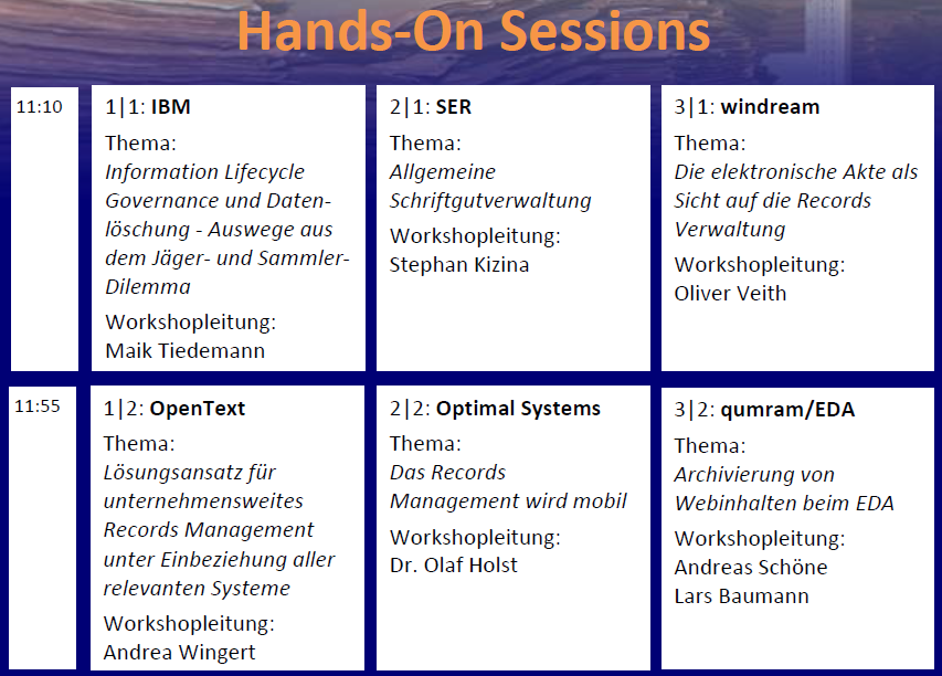 RMK2014 Programm Workshops Hands-On Session